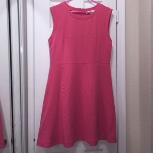 Hot Pink Quilted Dress