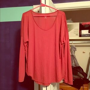 Old Navy sunset orange tunic