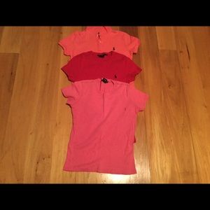 1 polo and 2 T-shirts bundle
