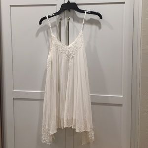 White lace dress