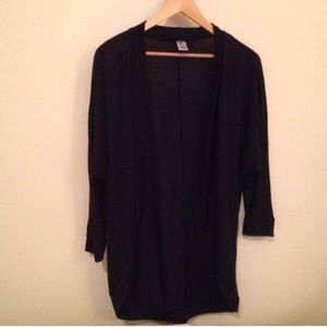 Black cardigan