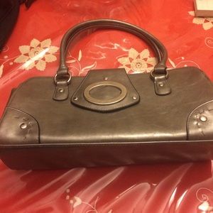 Silver purse with magnetic clasp