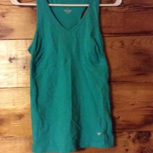 Blue athletic tank