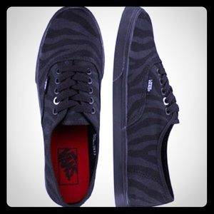 Black Zebra Vans