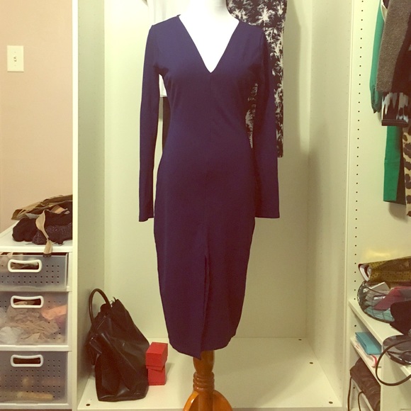 Blue Midi length Dress