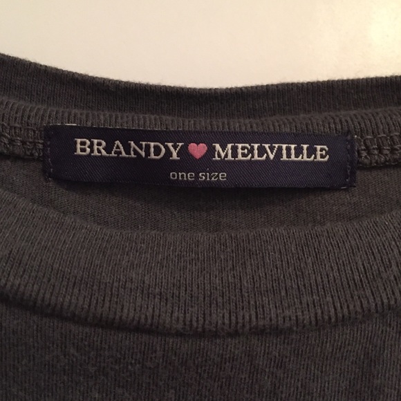 👽NWOT Brandy Alien Flag Cropped Tee👽 - Picture 3 of 4