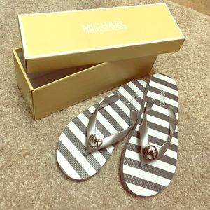 Brand New Michael Kors Flip Flops