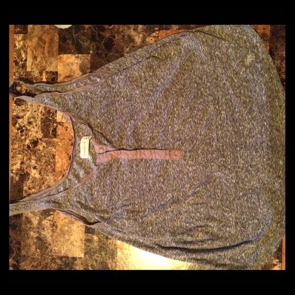 Grey a&f tank