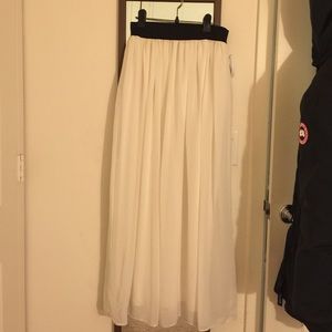 White Maxi Skirt