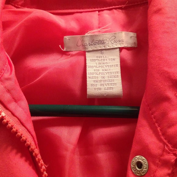 SALE! Salmon Pink half jacket - Picture 2 of 3
