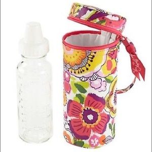 NWT Vera Bradley Drink Carrier in Clementine