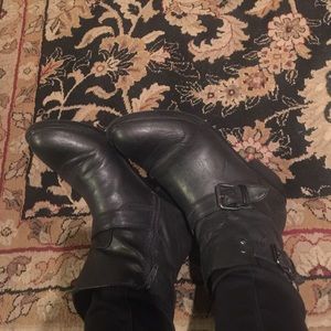 Corinthian leather ankle boots