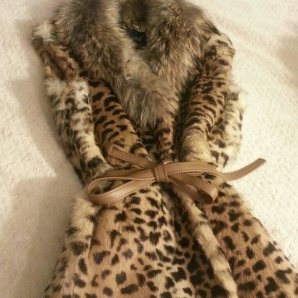 Genuine Fox Fur Cheetahs Print