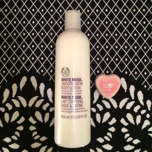 TBS White Musk Body Lotion + Solid Perfume