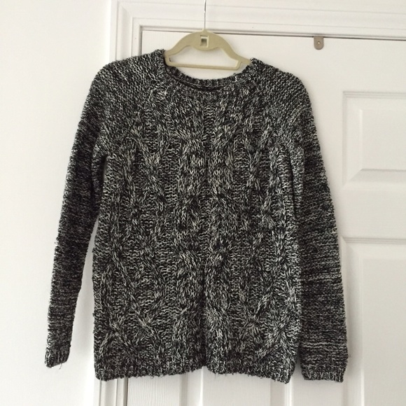 Cable knit sweater