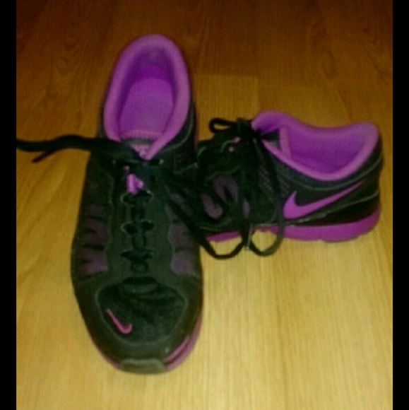 Purple and Black Nike