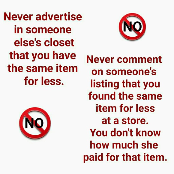 Poshmark Etiquette #1 - Picture 2 of 4