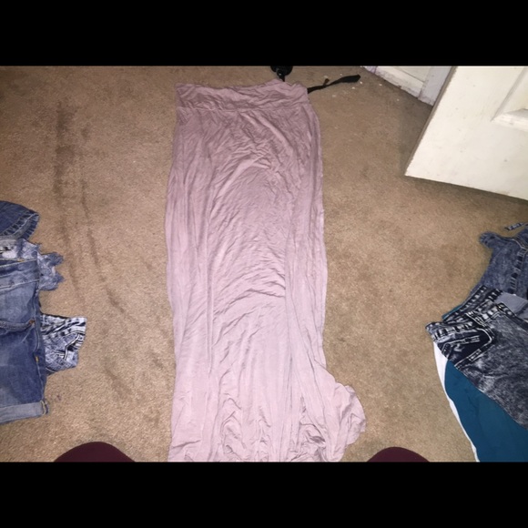 Tan long skirt - Picture 1 of 1