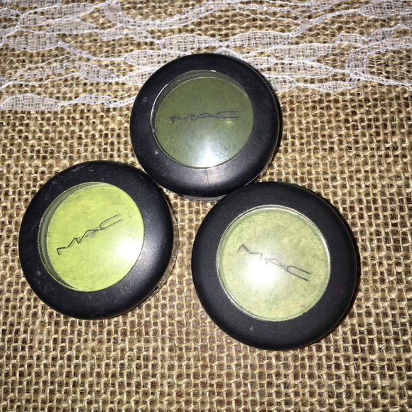 3 MAC Eyeshadows (All green shades)