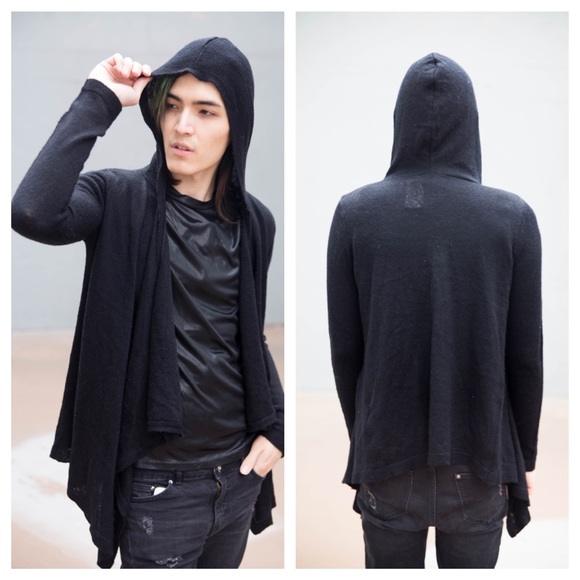 Forever 21 Sweaters - Final SaleBlack Drape Hooded Cardigan Sweater Hood Forever 21 Sweaters - Final SaleBlack Drape Hooded Cardigan Sweater Hood