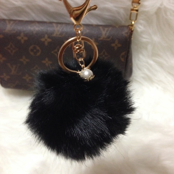 Faux Fur Keychain