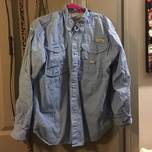 Women's S Blue Columbia PFG