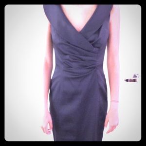 Kay Unger - Navy silk dress