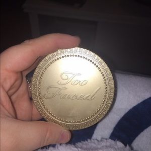Too Faced milk chocolate bronzer. Light to medium.