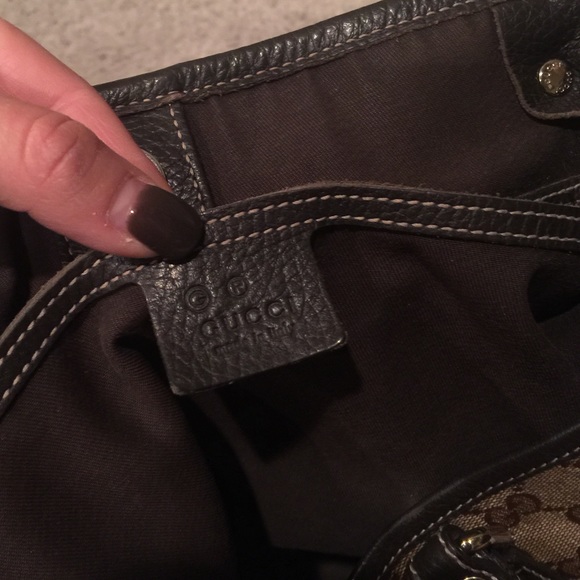 Gucci Coated Canvas tote - Picture 3 of 4