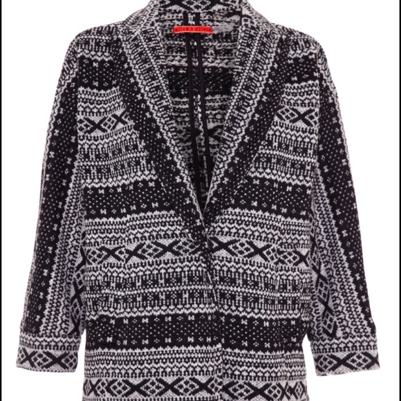 Alice + Olivia Detailed Cocoon Coat
