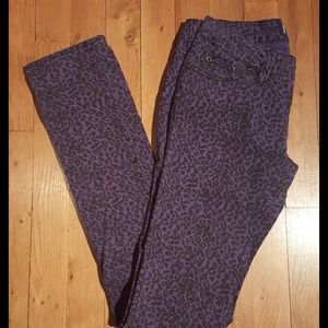 Max rave cheetah purple black jeans (0R)