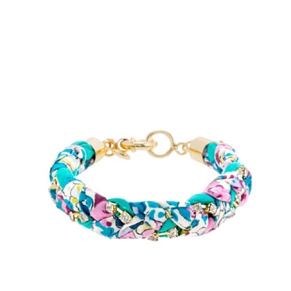 J. Crew Jewelry - SALE! J. Crew Liberty Crystal Braid Bracelet NWOT