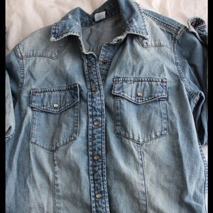 J. Crew Long Sleeve Denim