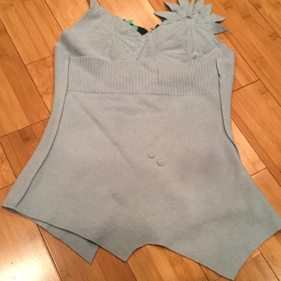 100% Vintage Cashmere by Roi halter top, Sz M - Picture 3 of 3