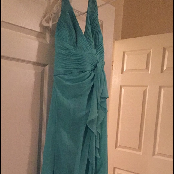 Tiffany blue bridesmaid dress