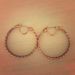 Henri Bendel hoop earrings