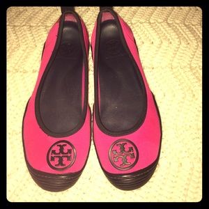Hot Pink Tory Burch "Water Shoes" (WORN TWICE!)