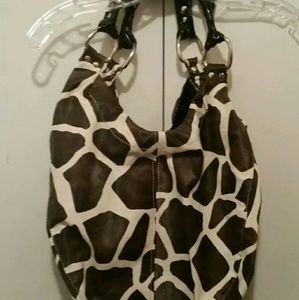 ANIMAL PRINT HANDBAG HOBO BAG