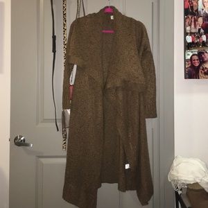 Brown XS/S RVCA Bolu Duster Sweater