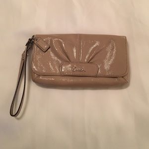 Coach large wristlet