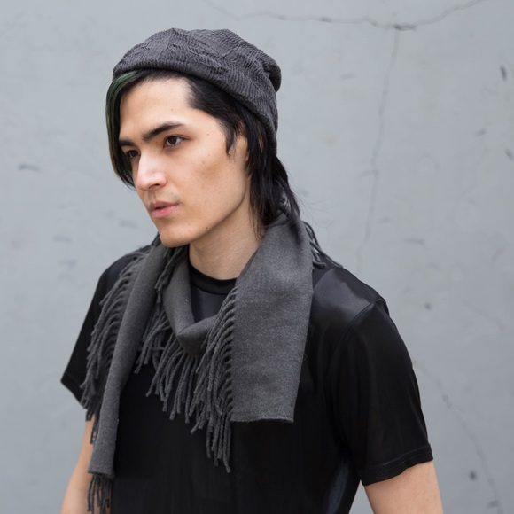 Virginblak Accessories - πHPπ Charcoal Grey Beanie Cap NEW Gray Soft Cozy Virginblak Accessories - πHPπ Charcoal Grey Beanie Cap NEW Gray Soft Cozy
