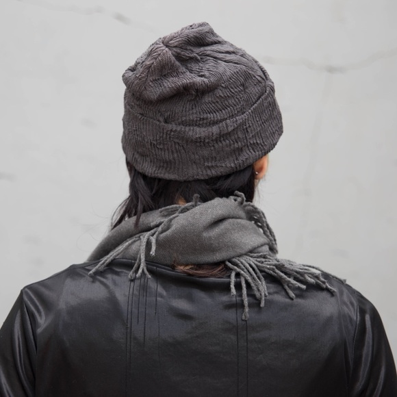 Virginblak Accessories - πHPπ Charcoal Grey Beanie Cap NEW Gray Soft Cozy Virginblak Accessories - πHPπ Charcoal Grey Beanie Cap NEW Gray Soft Cozy