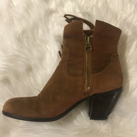 "Louie" Fringe Ankle Booties - Picture 2 of 4