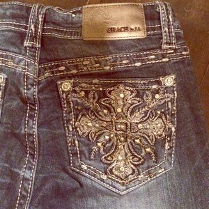 GRACE in LA Brand Skinny Jeans .