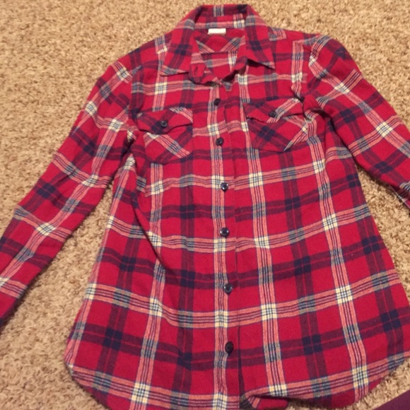 Red Mossimo Flannel size small