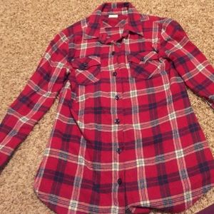 Red Mossimo Flannel size small