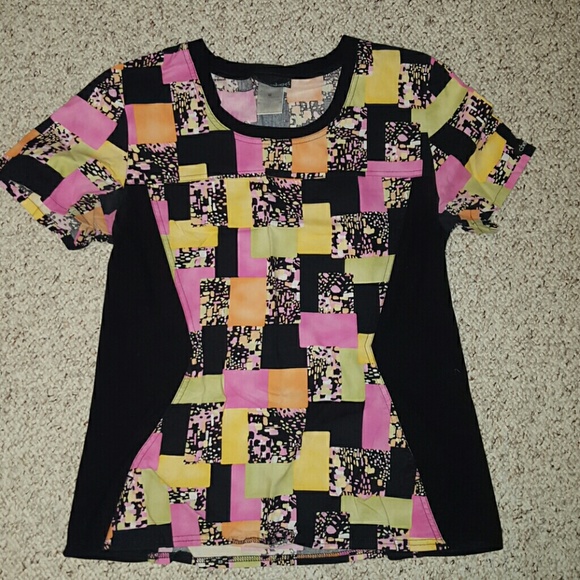 Cherokee multicolor scrub top