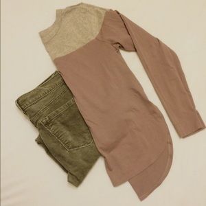 Anne Taylor LOFT Shirttail Tee