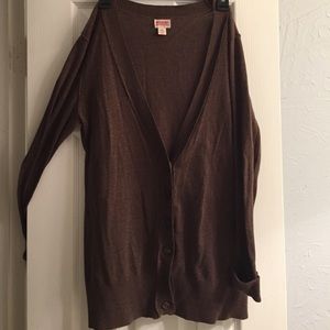 Mossimo brown Cardigan