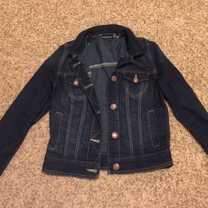 Dark Wash Jean Jacket American Eagle